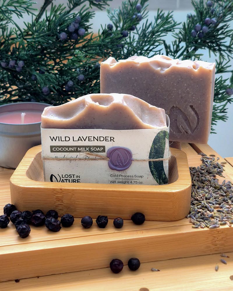 Wild Lavender coconut milk soap from Lost in Nature